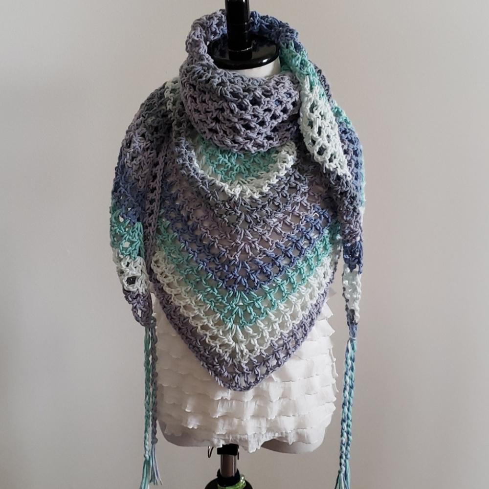 Boho Triangle Scarf/Shawl